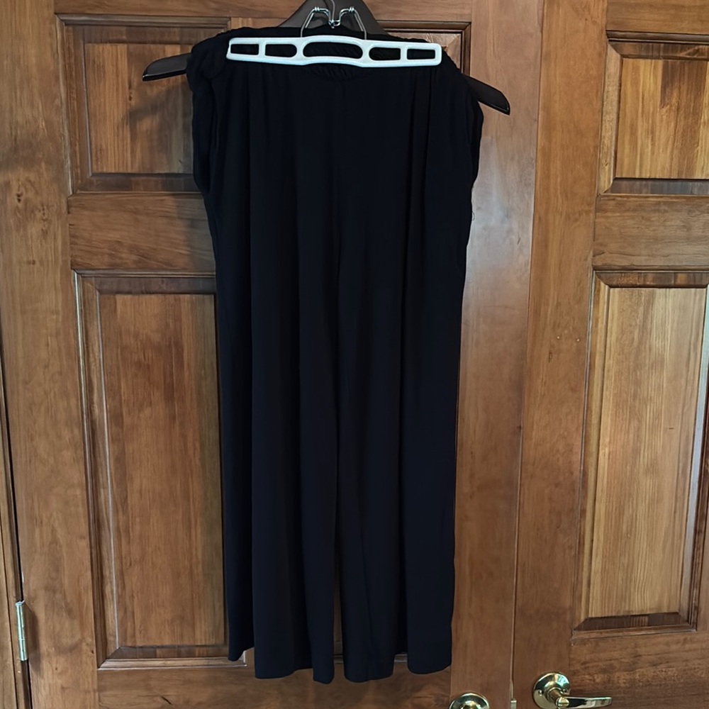 Gibson Black Wide Leg Pants Effortlessly Stylish